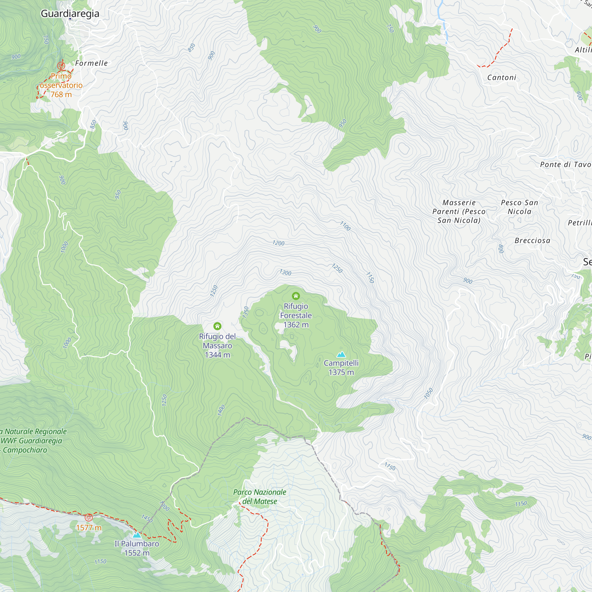 Rifugio Forestale map