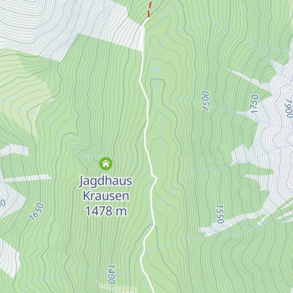 Map of Gaalwaldhütte