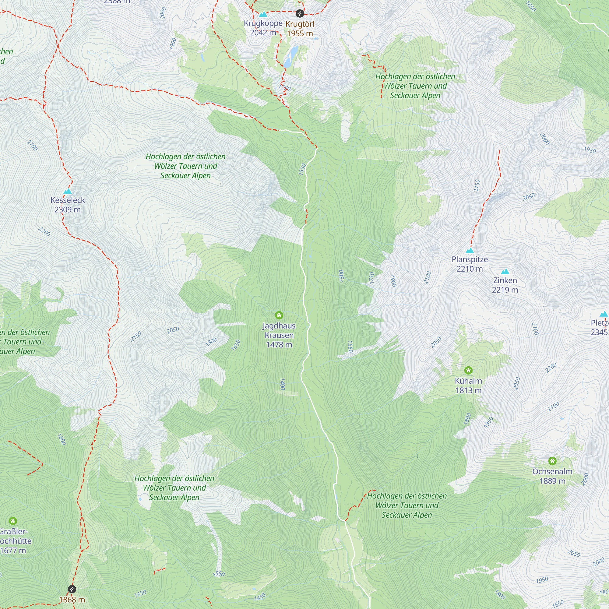 Gaalwaldhütte map