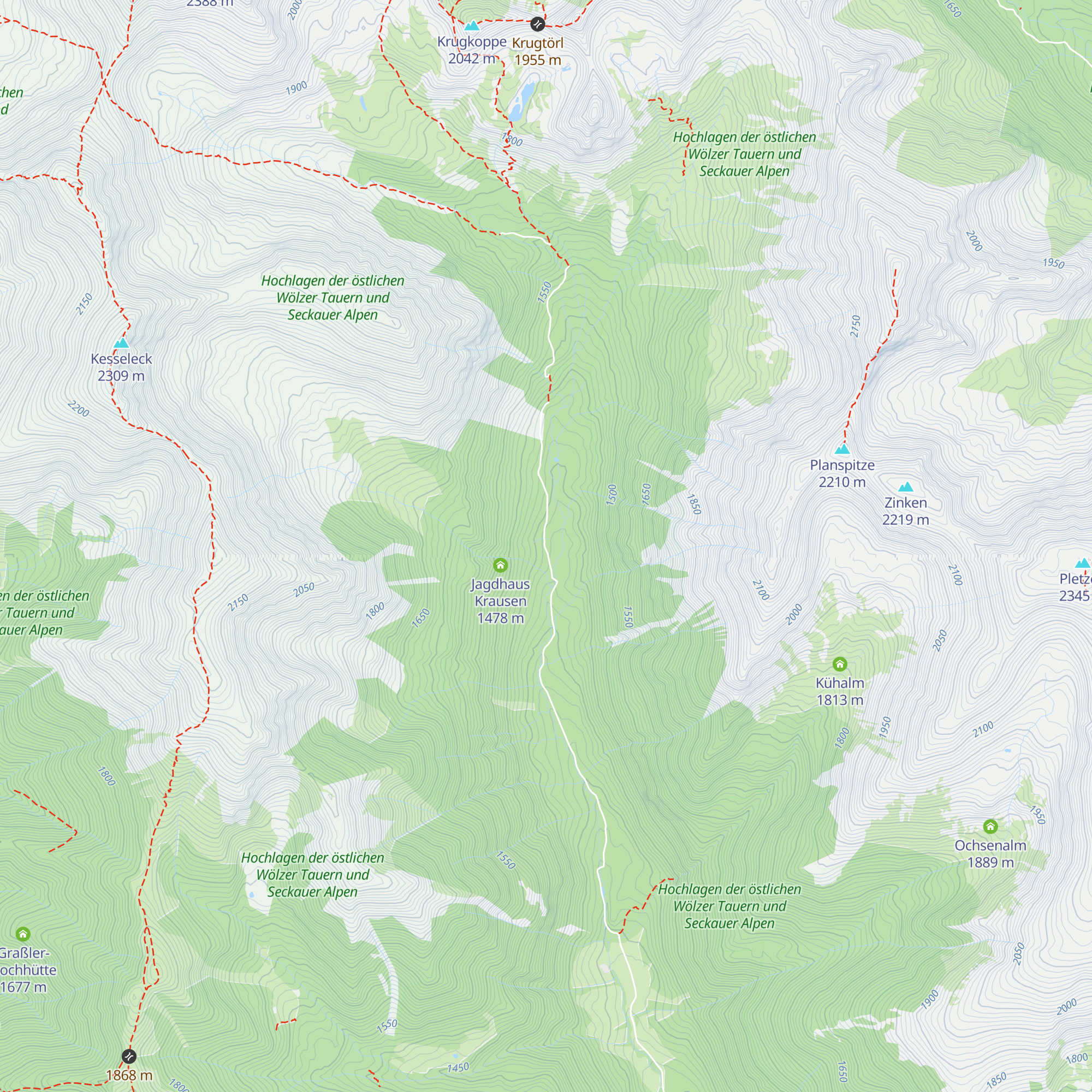 Gaalwaldhütte map