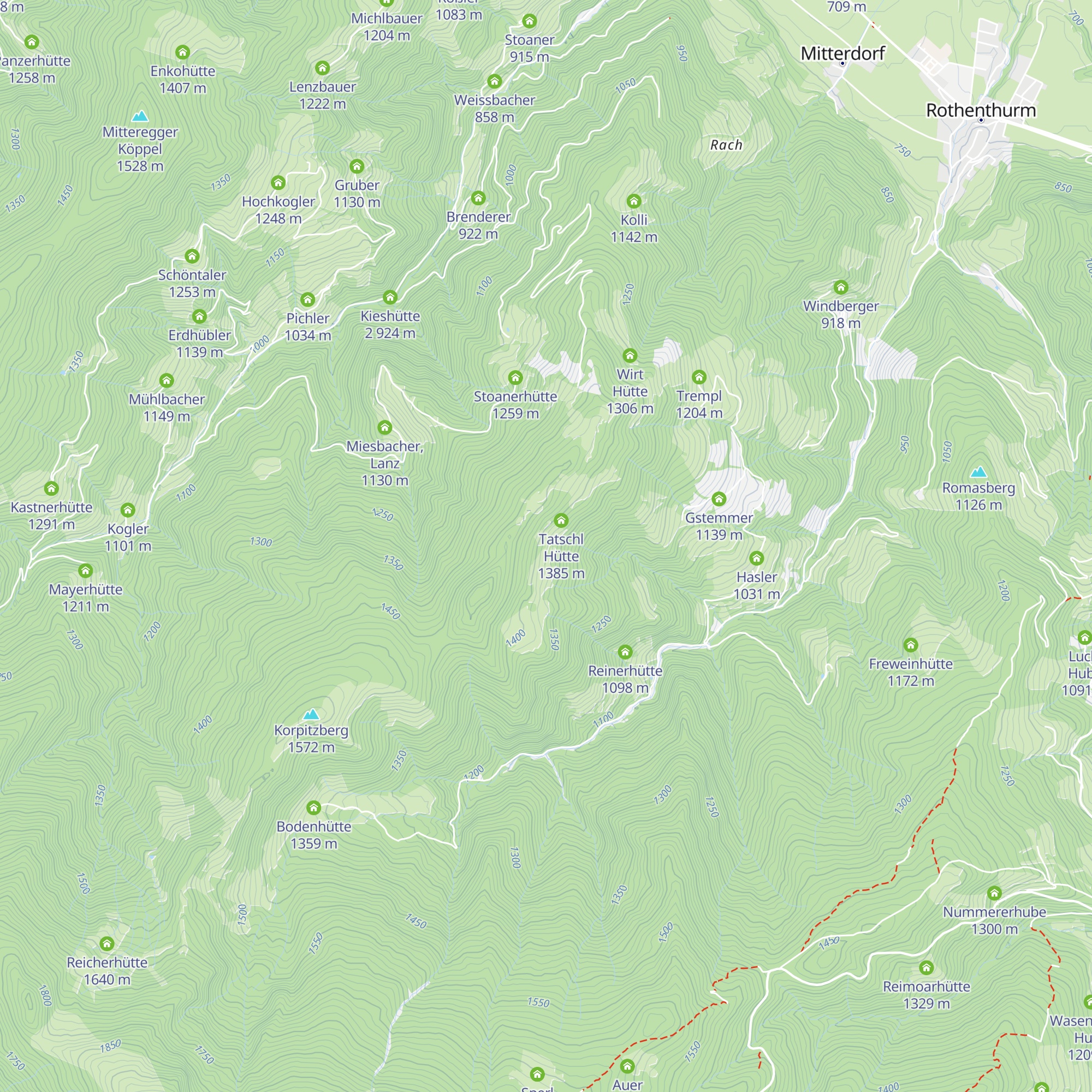 Geisruckhütte map