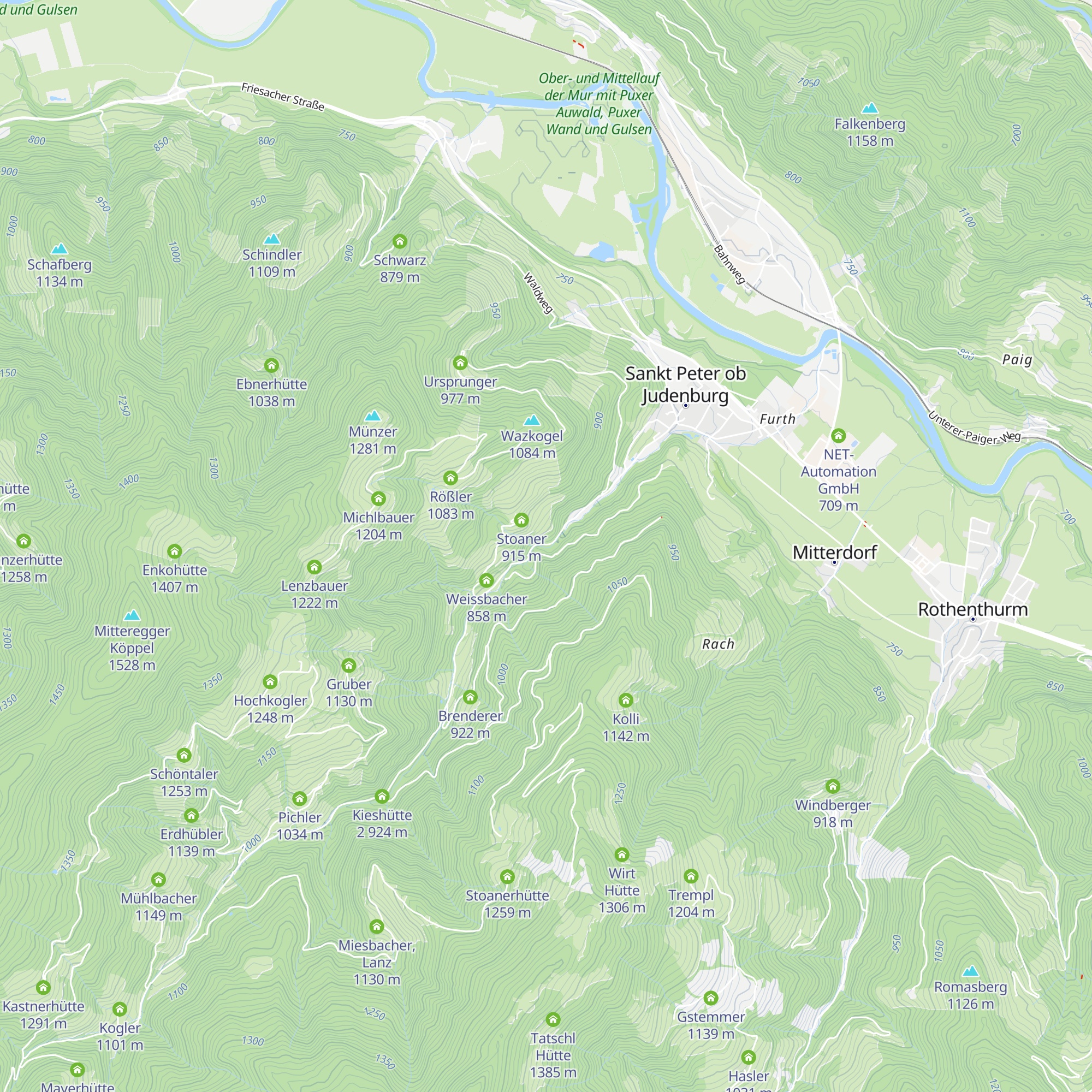 Kieshütte 1 map