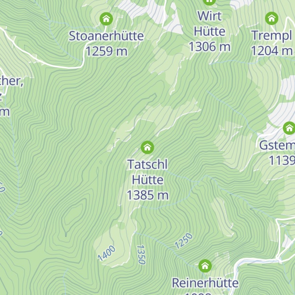Map of Tatschl Hütte