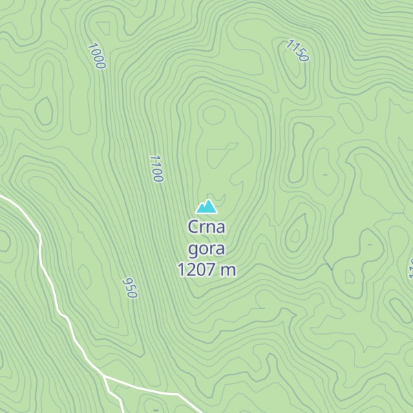 Map of Crna gora