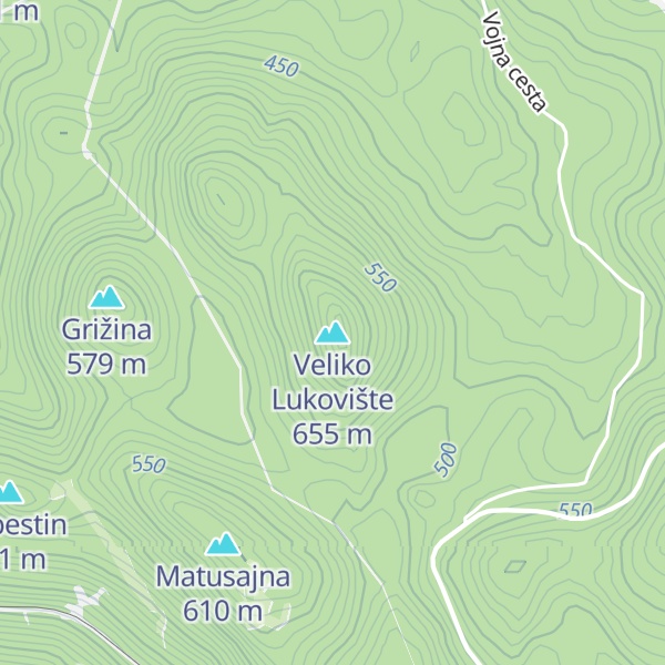 Map of Veliko Lukovište