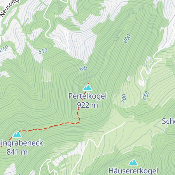 Map of Pertelkogel