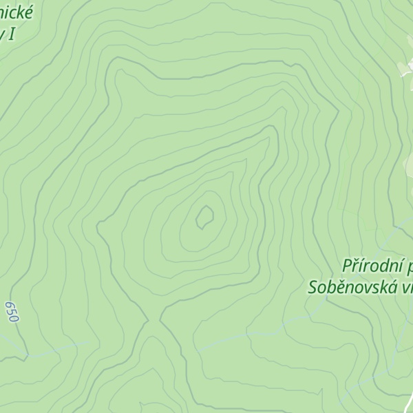 Map of Velký kámen