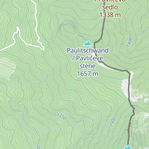 Map of Lesnikhütte