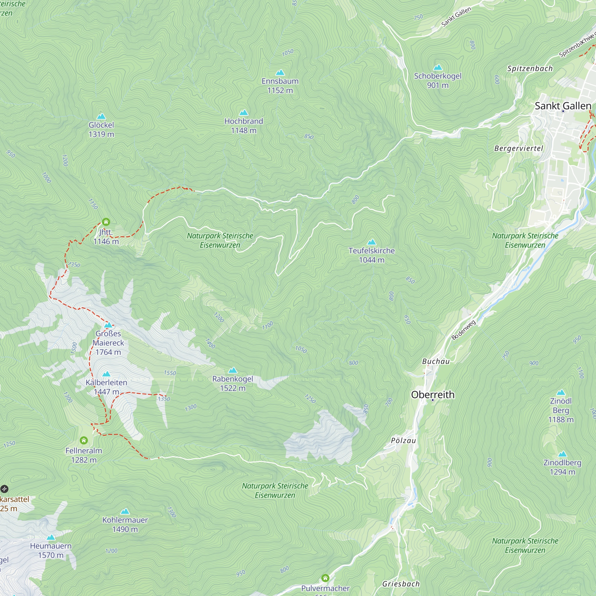 Sonntagskogelhütte (Jhtt.) map
