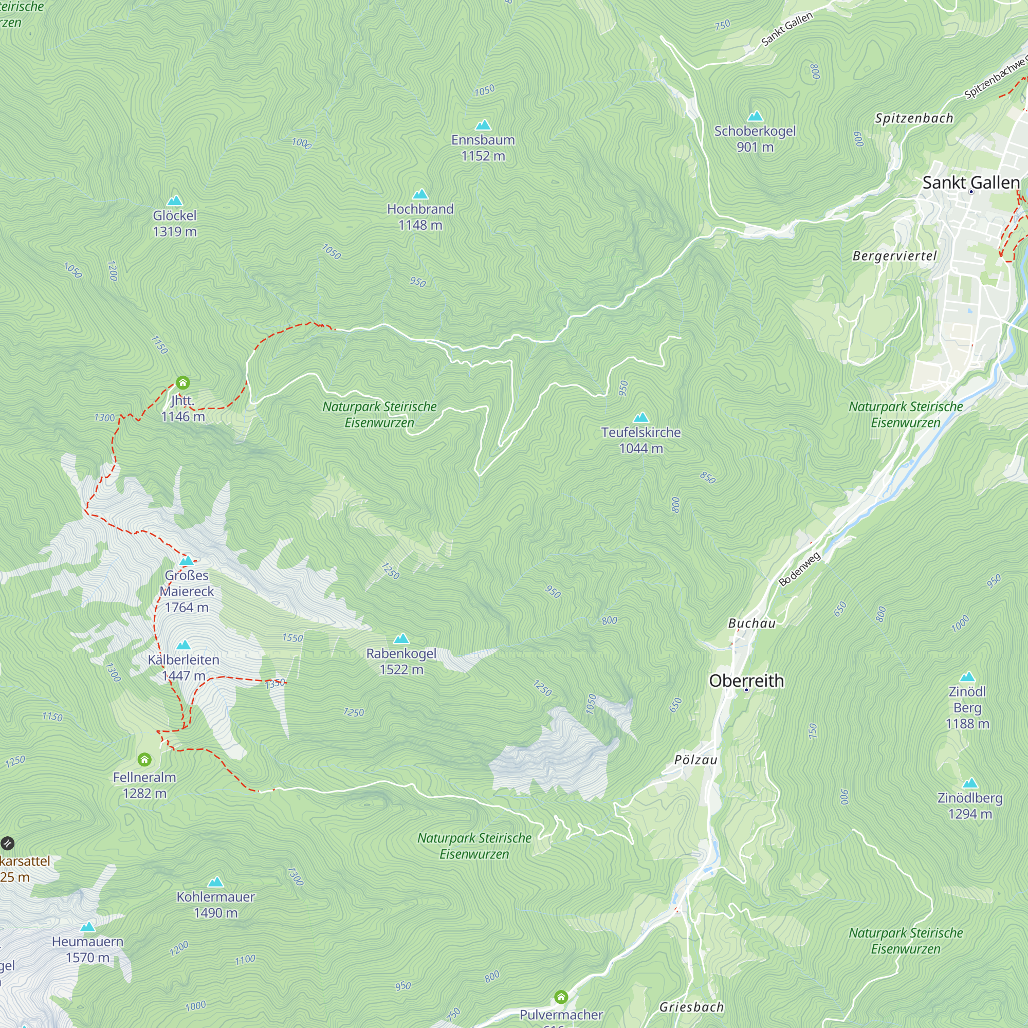 Sonntagskogelhütte (Jhtt.) map