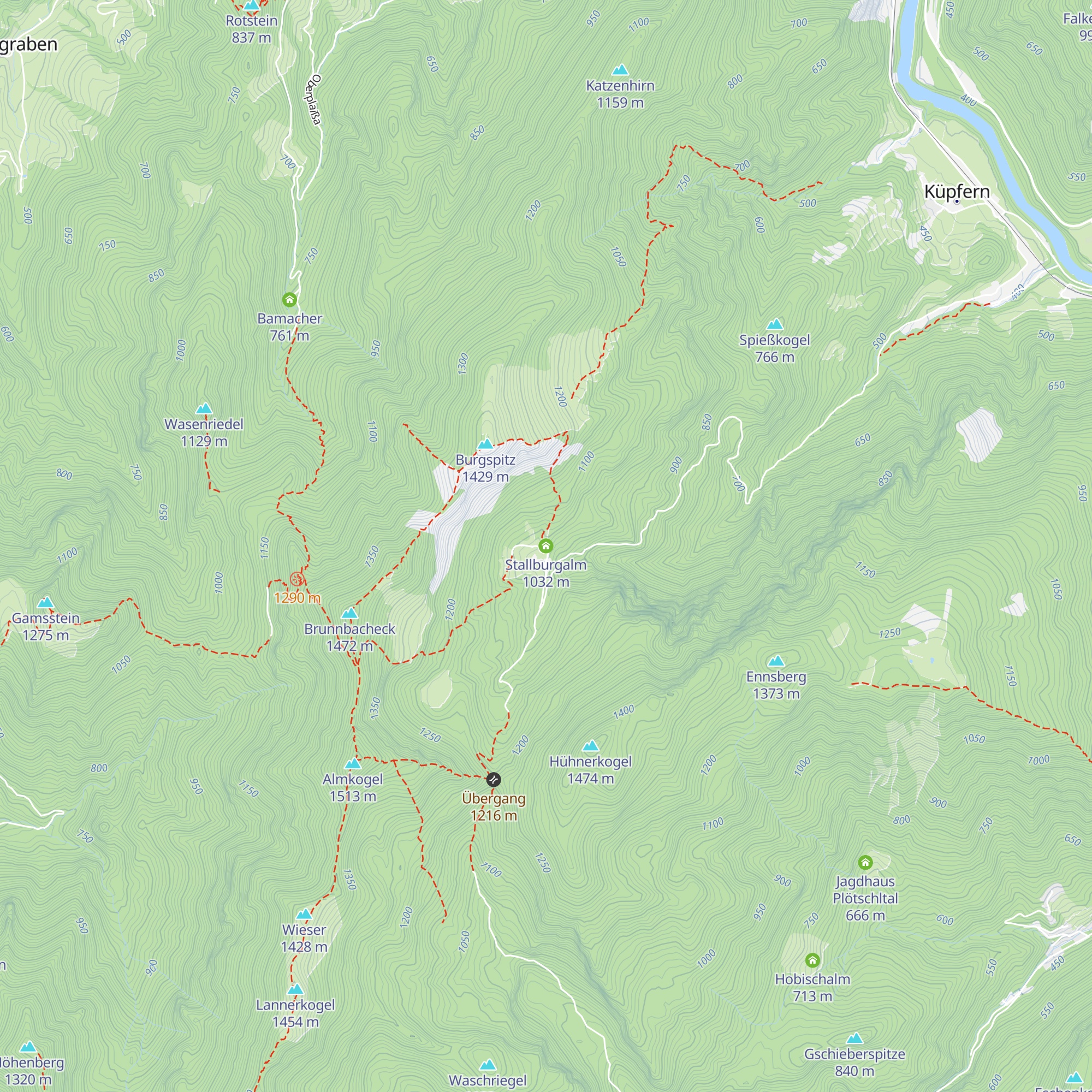 Stallburgalm map
