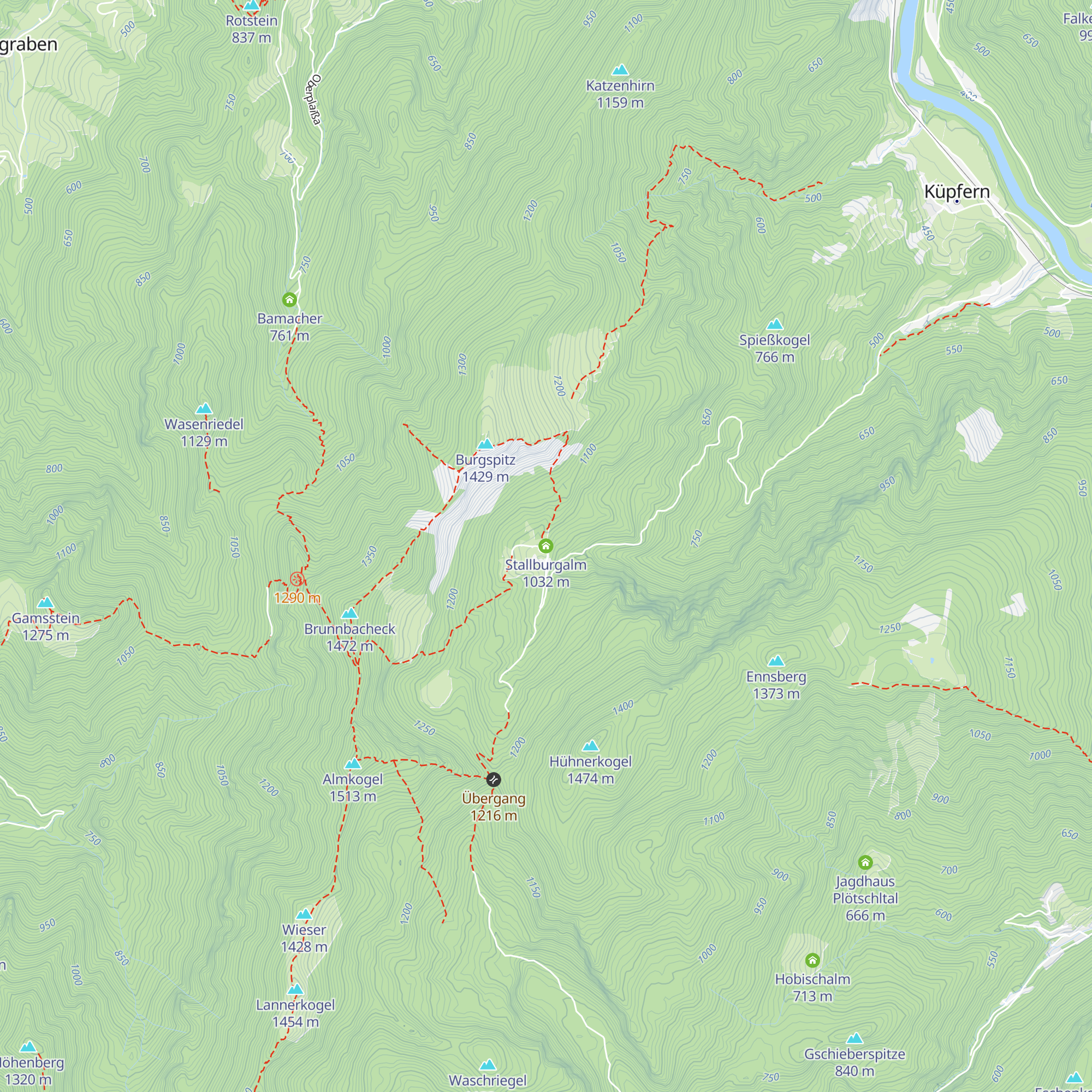 Stallburgalm map