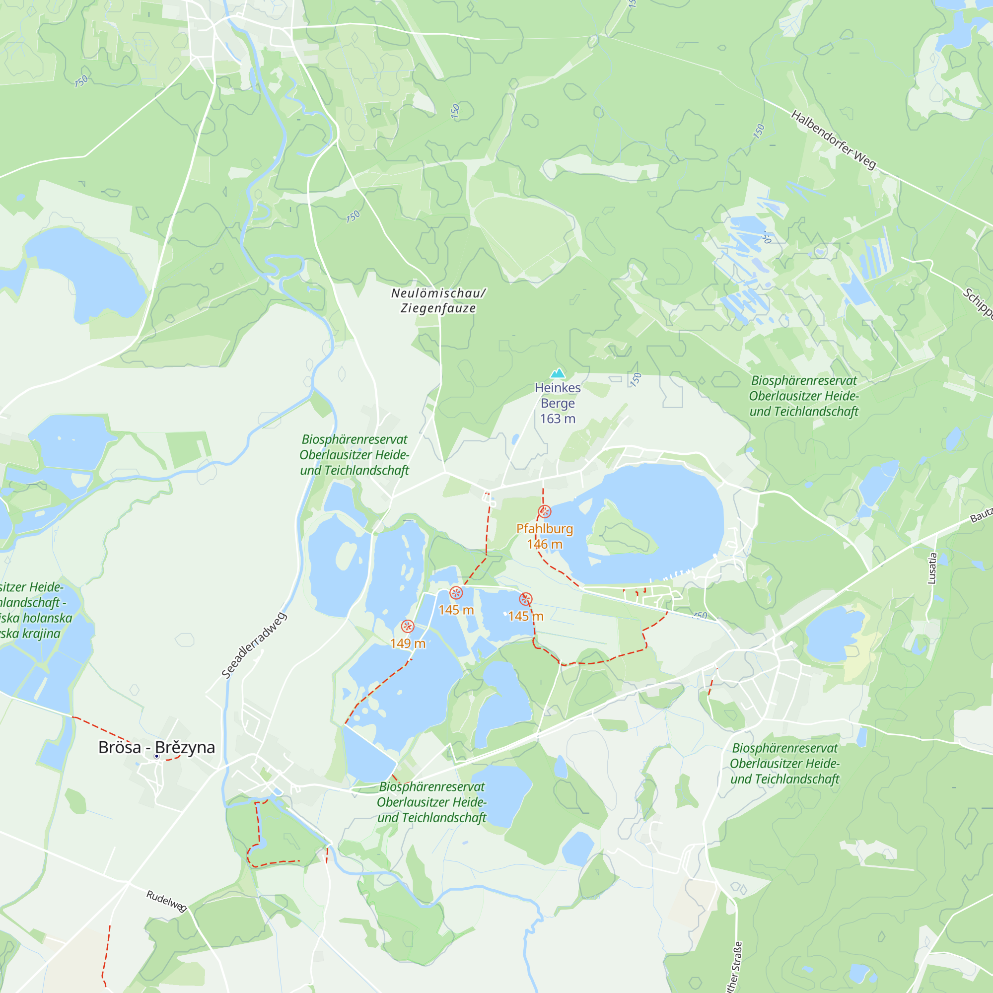 Haus der Tausend Teiche map