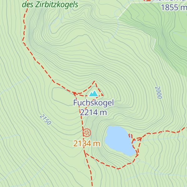 Map of Fuchskogel