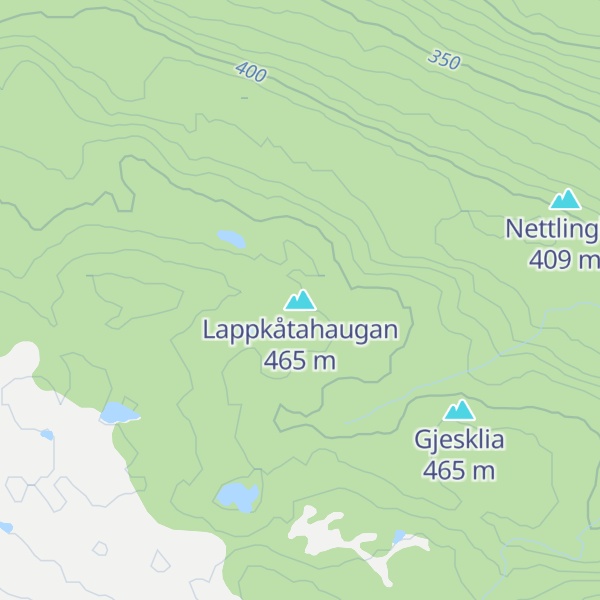 Map of Lappkåtahaugan