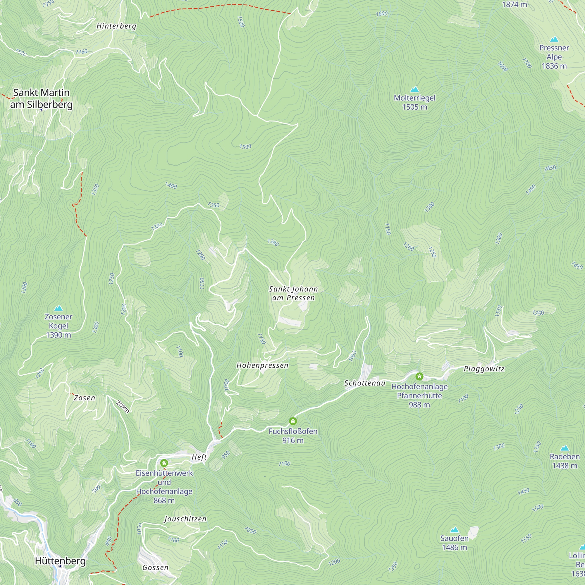 Gasthof Stettner map