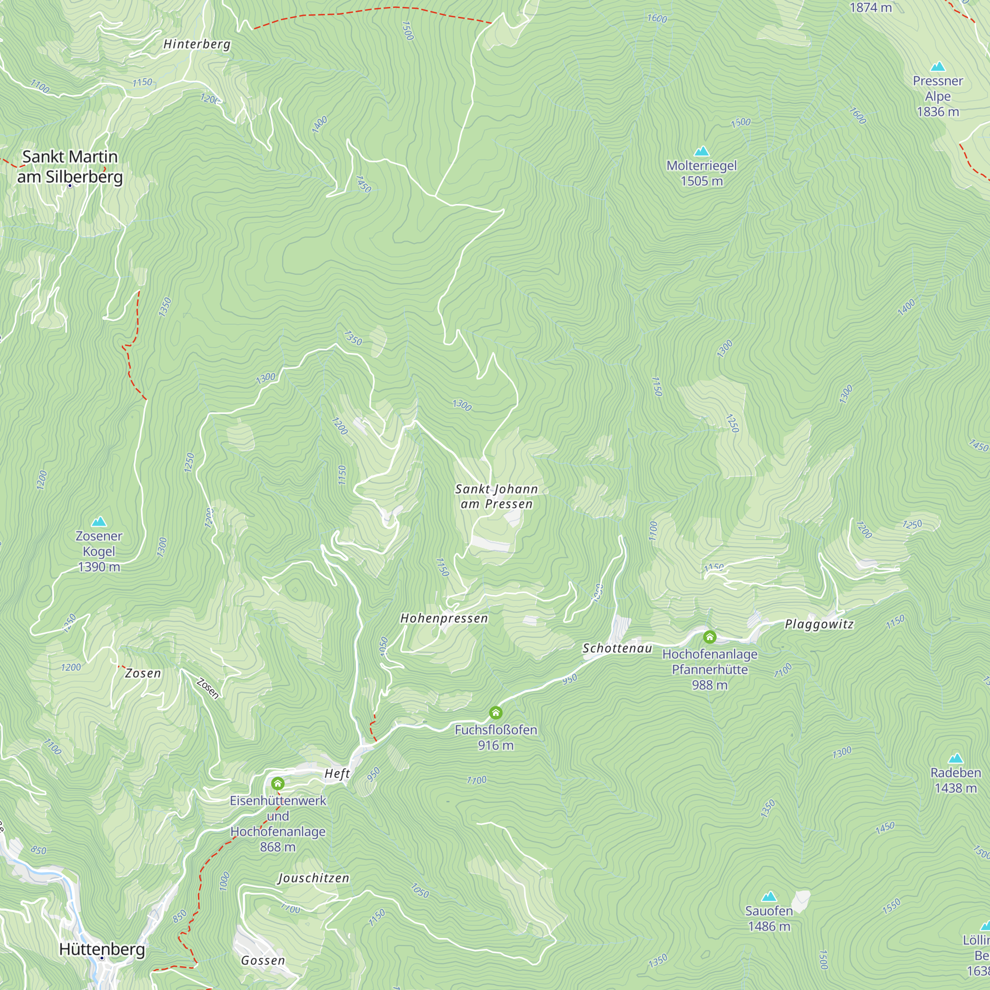Gasthof Stettner map