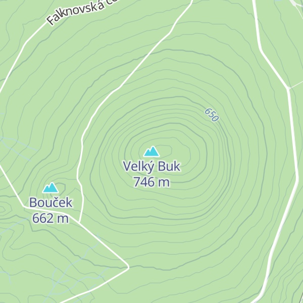 Map of Velký Buk