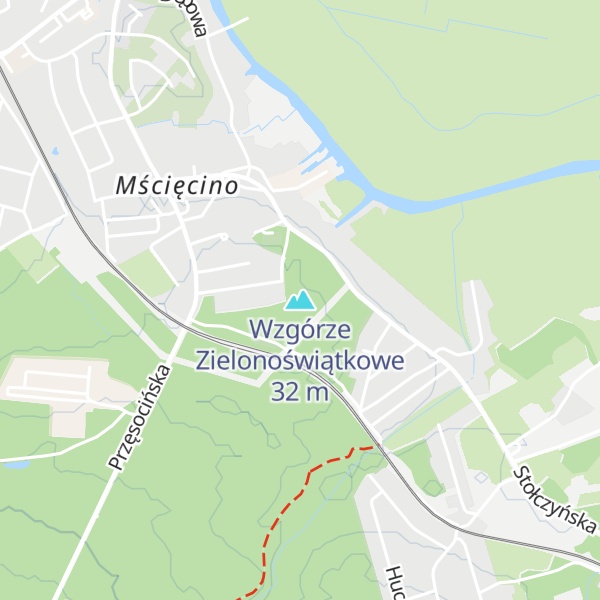 Map of Wzgórze Zielonoświątkowe