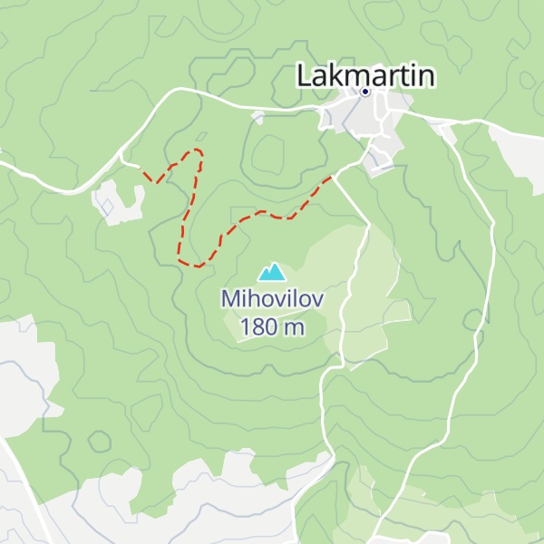 Map of Mihovilov
