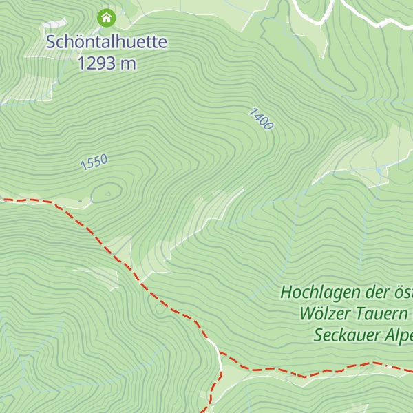 Map of Haubmannhütte
