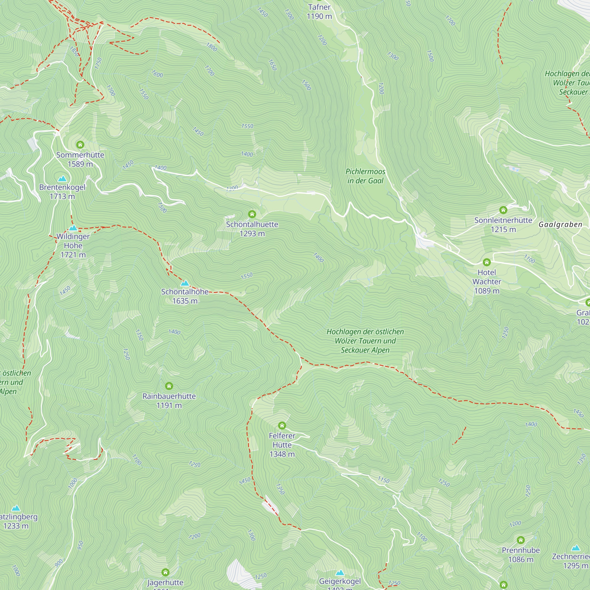 Haubmannhütte map