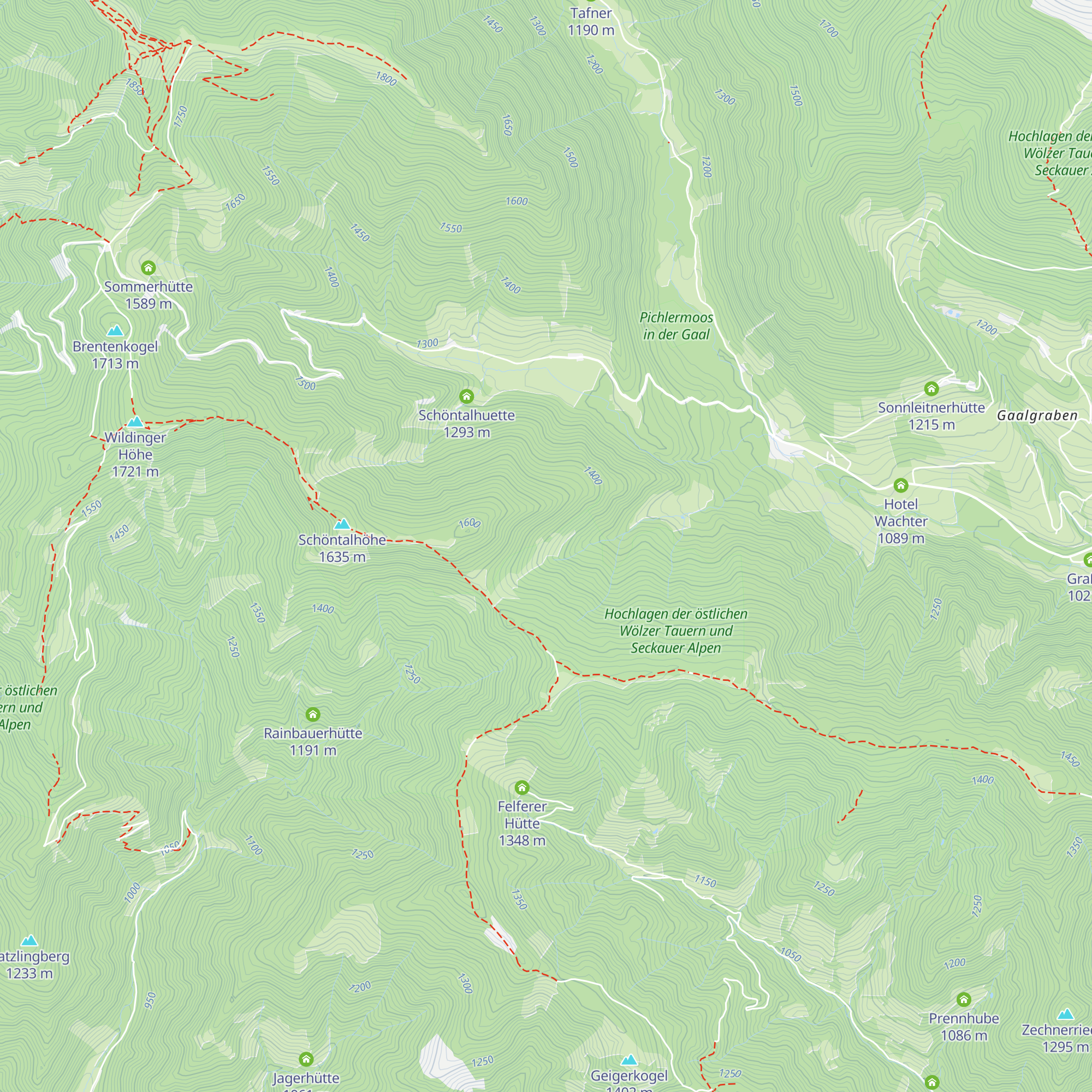 Haubmannhütte map