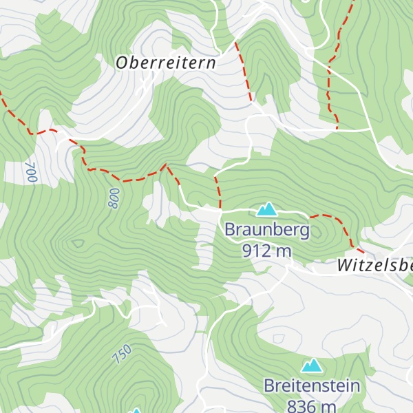 Map of Braunberghütte
