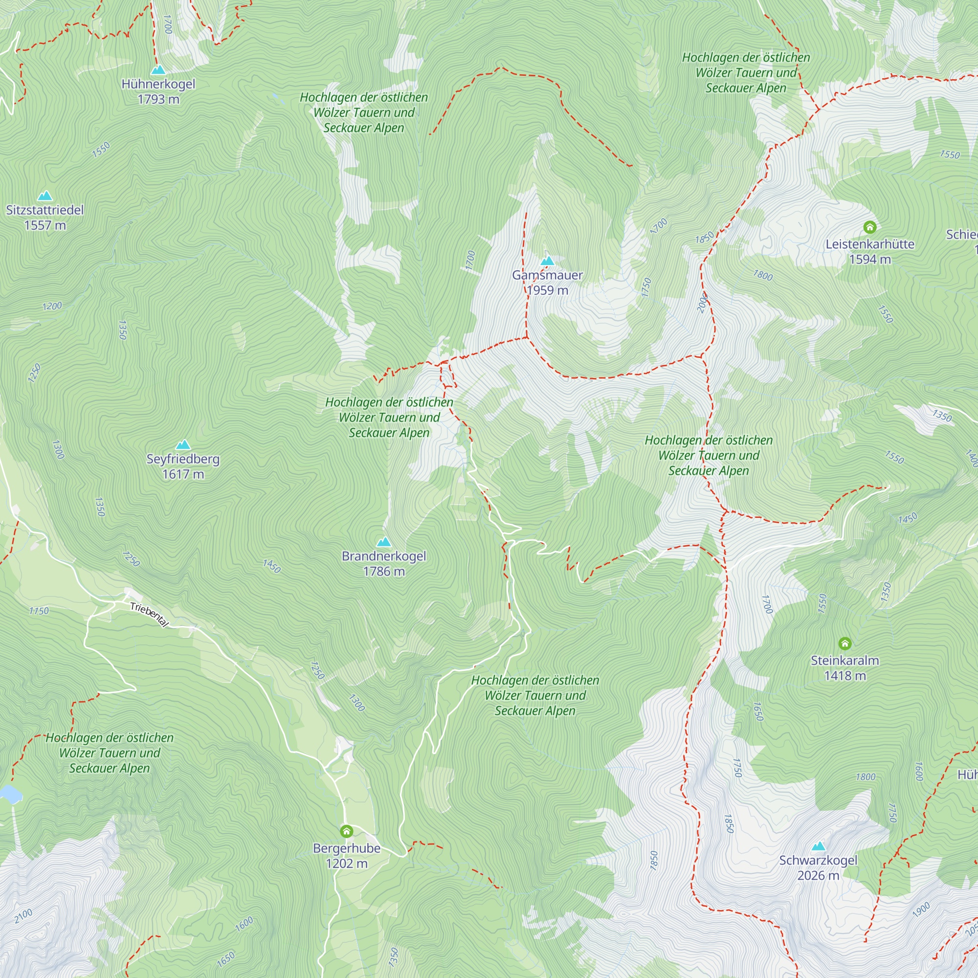 Moaralm map