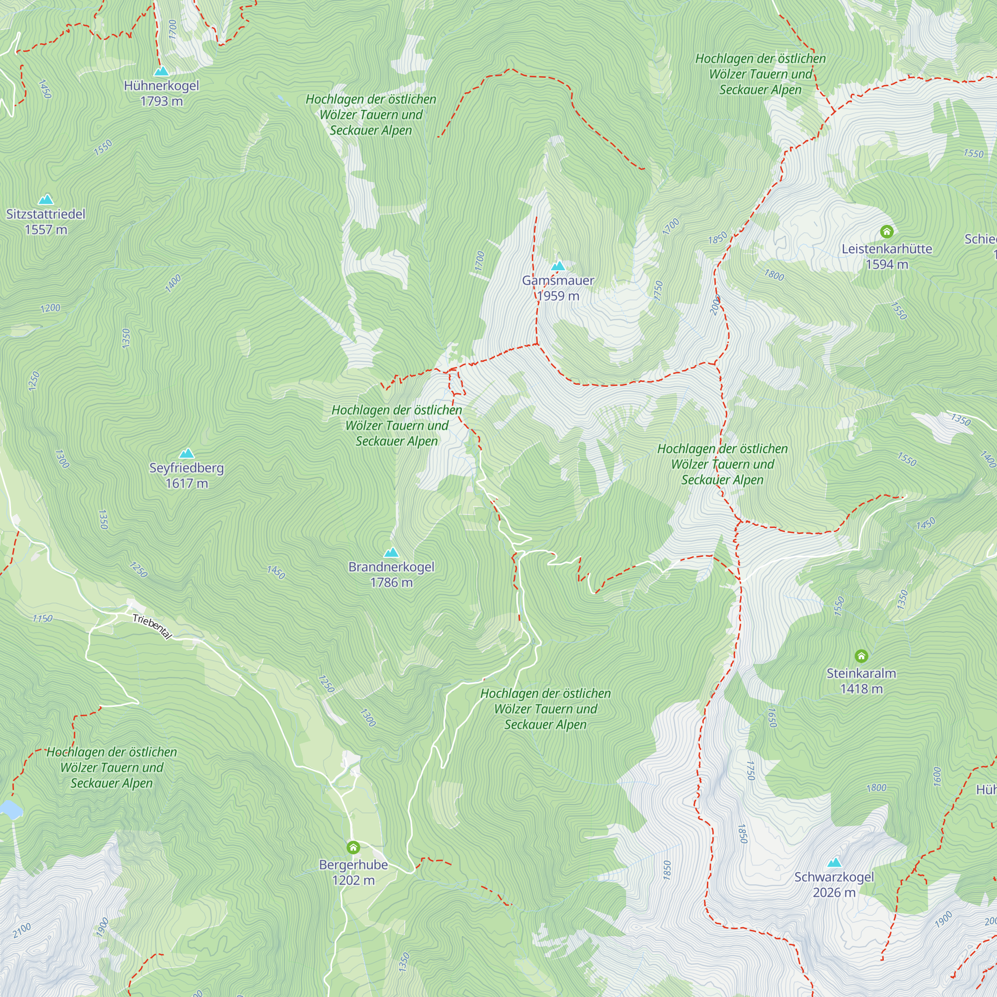 Moaralm map