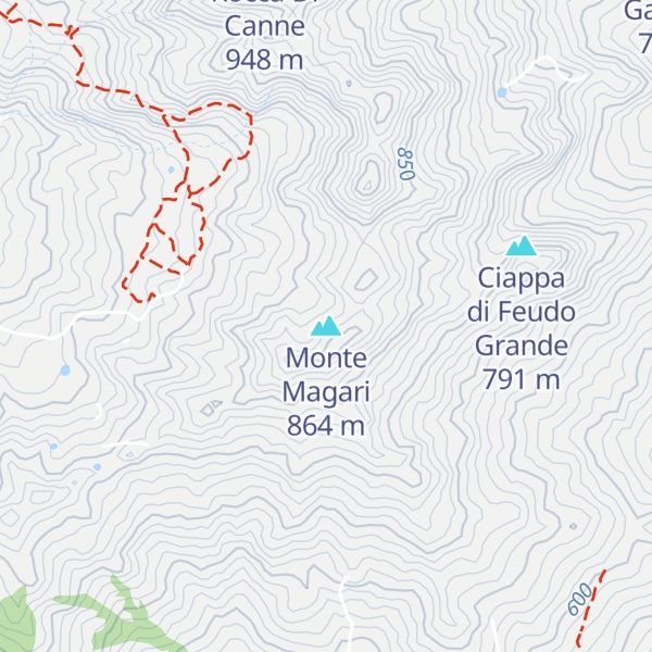 Map of Monte Magari