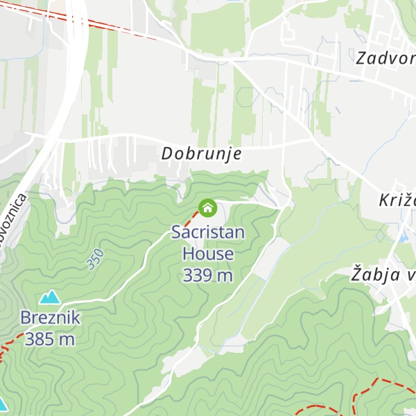 Map of Sacristan House