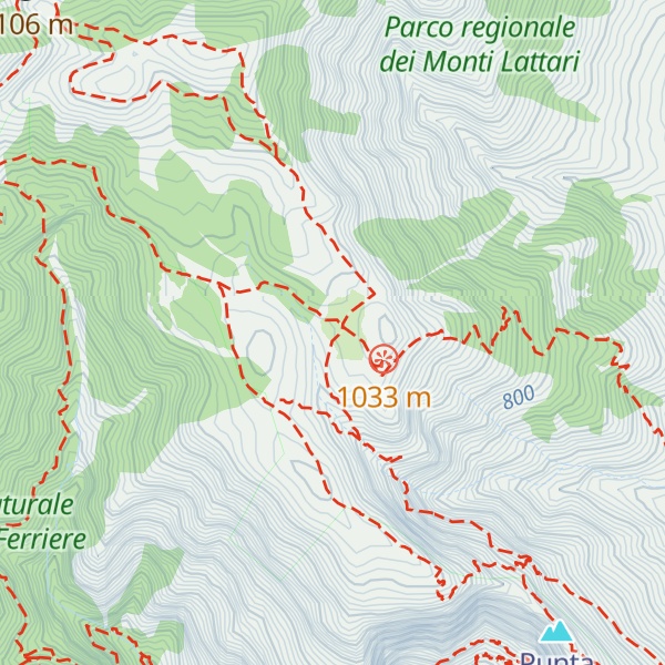 Map of Santa Maria dei Monti