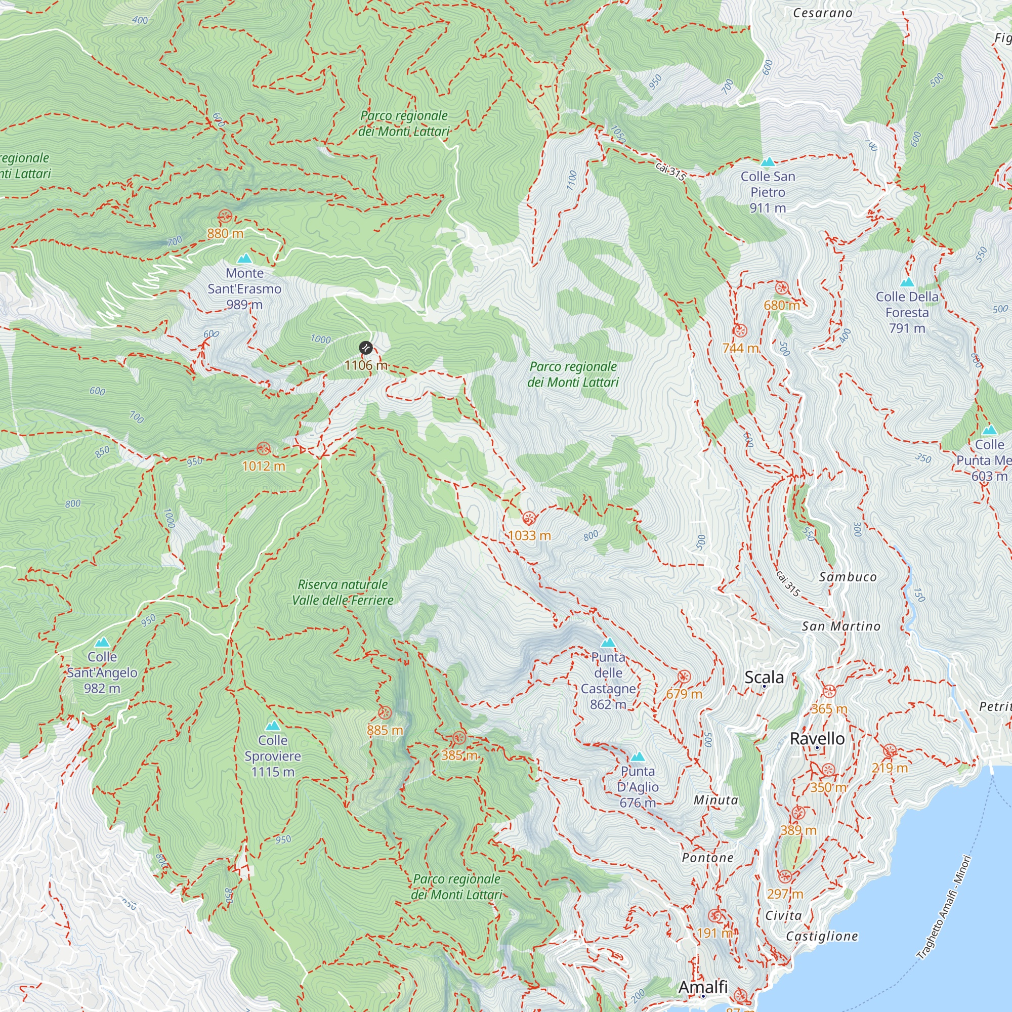 Santa Maria dei Monti map