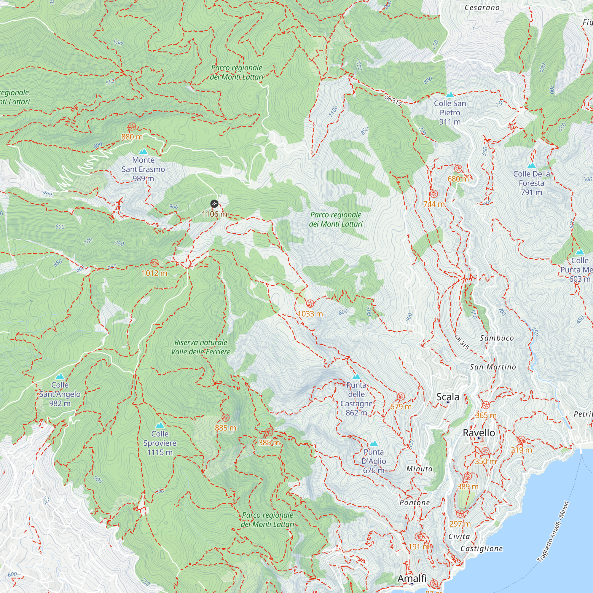 Santa Maria dei Monti map