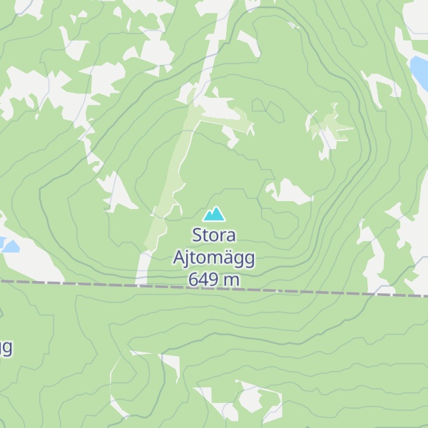 Map of Stora Ajtomägg