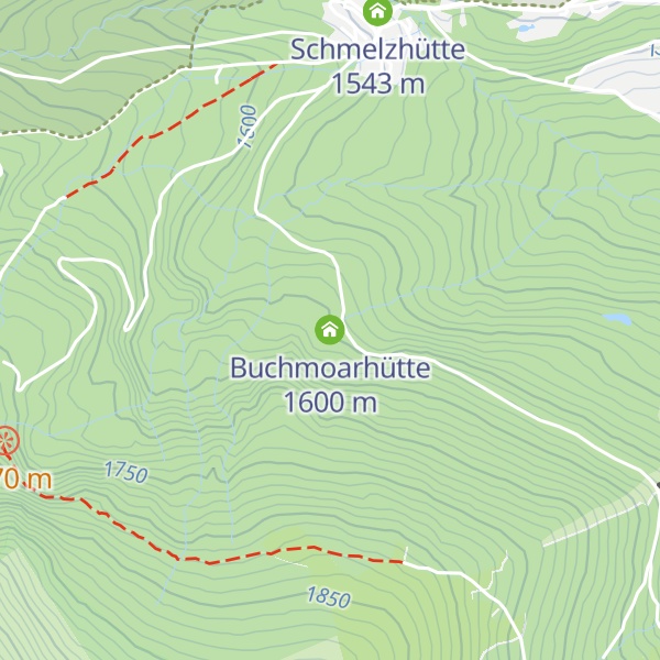 Map of Buchmoarhütte