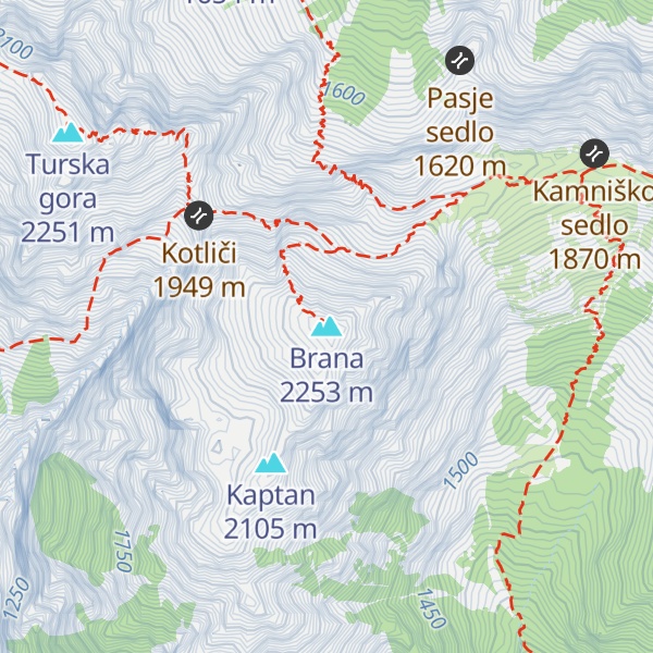 Map of Brana