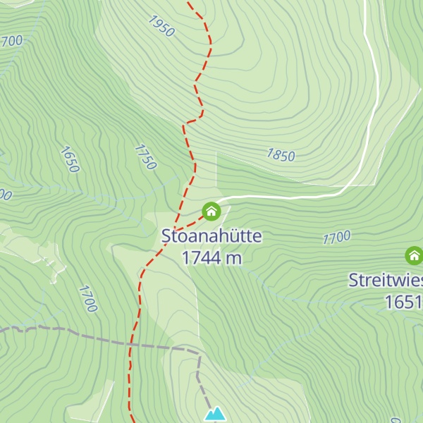 Map of Stoanahütte