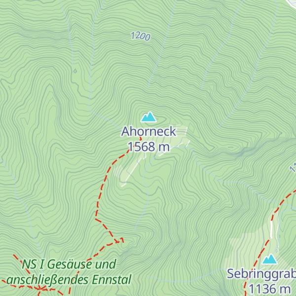 Map of Wolfsbacher Hochalm