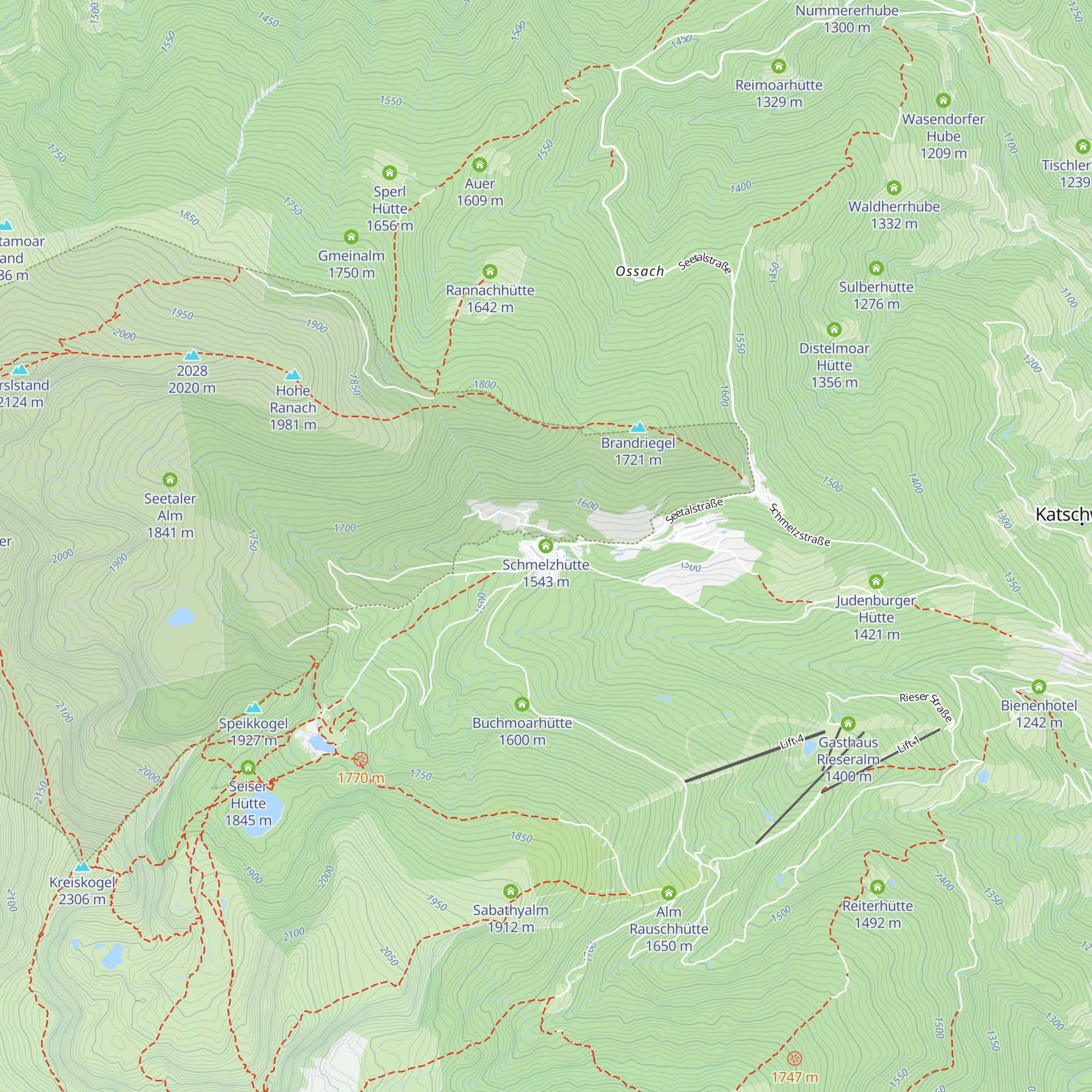 Schmelzhütte map