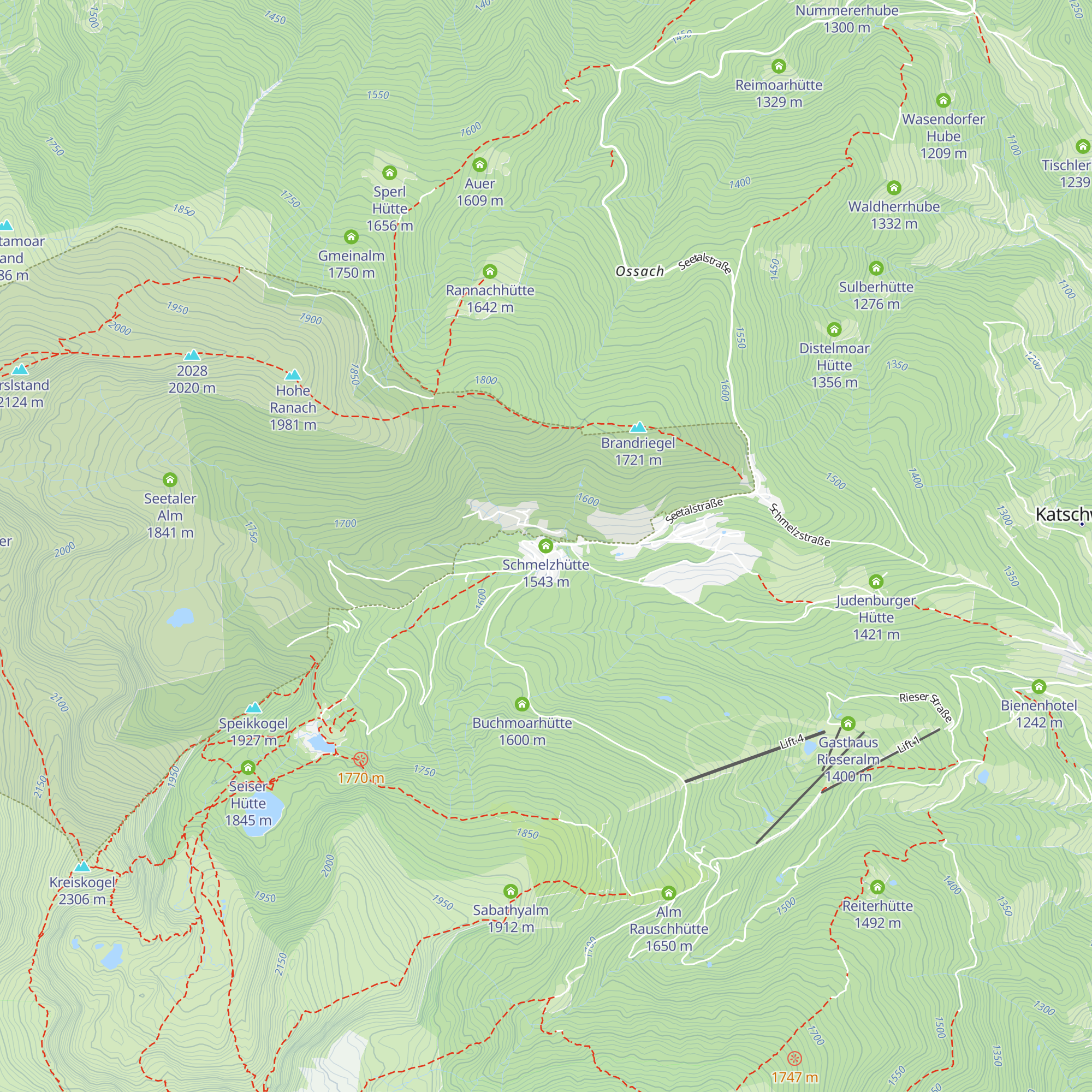 Schmelzhütte map