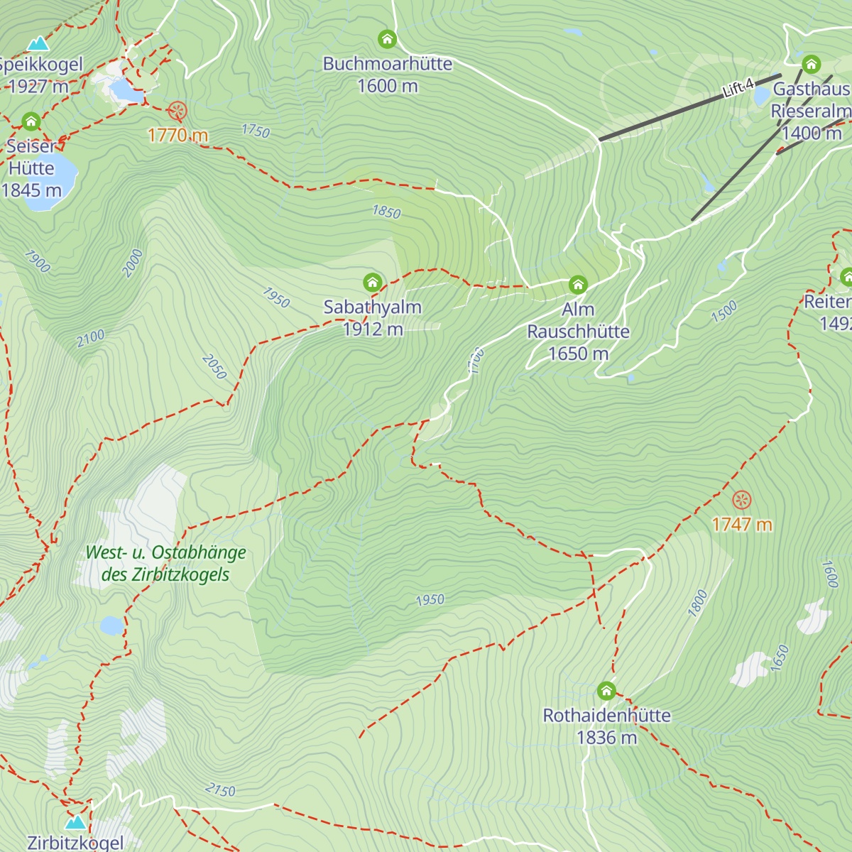 Linderhütte map