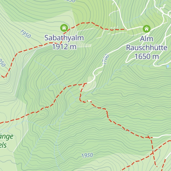 Map of Linderhütte
