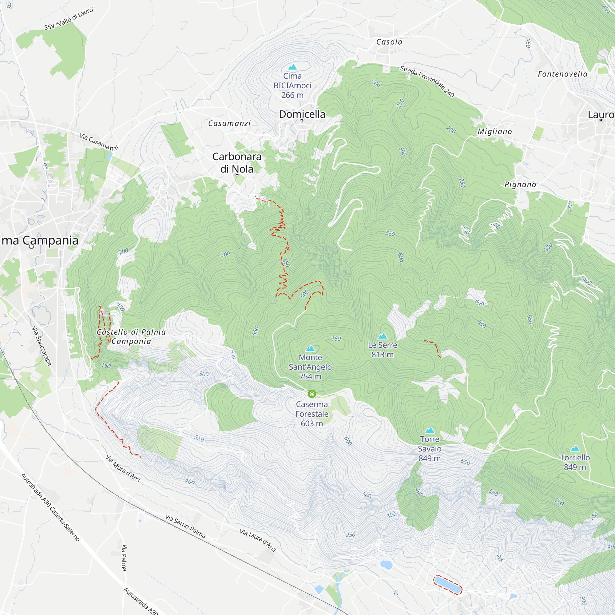 Caserma Forestale map