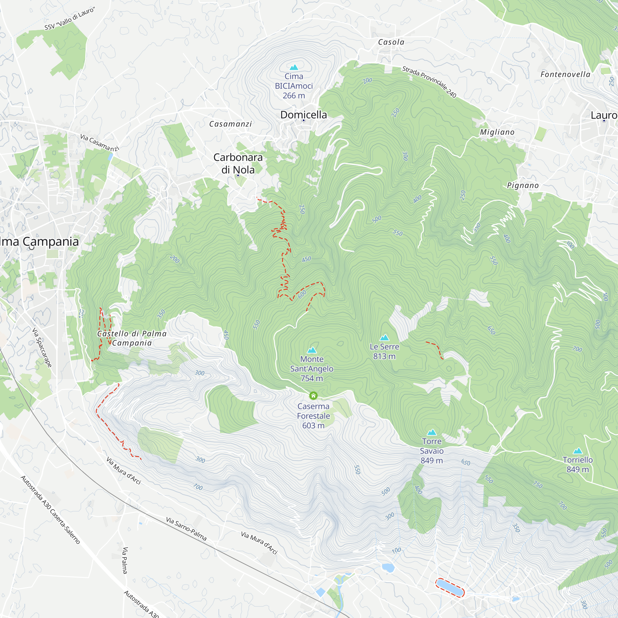 Caserma Forestale map
