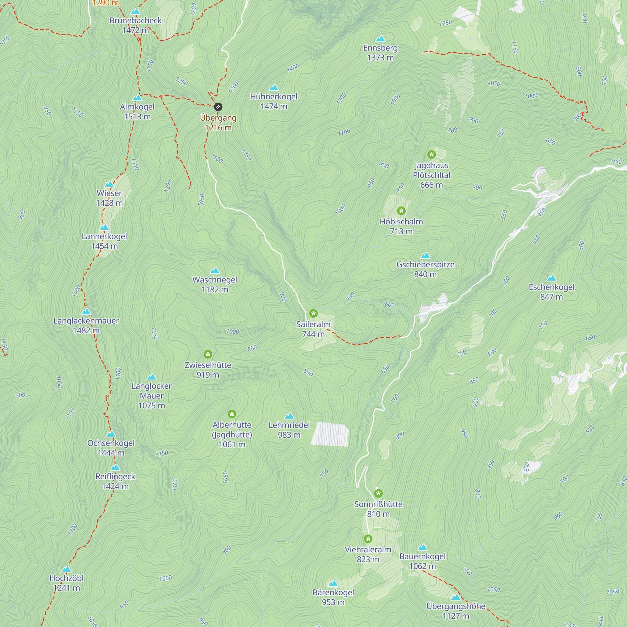 Saileralm map