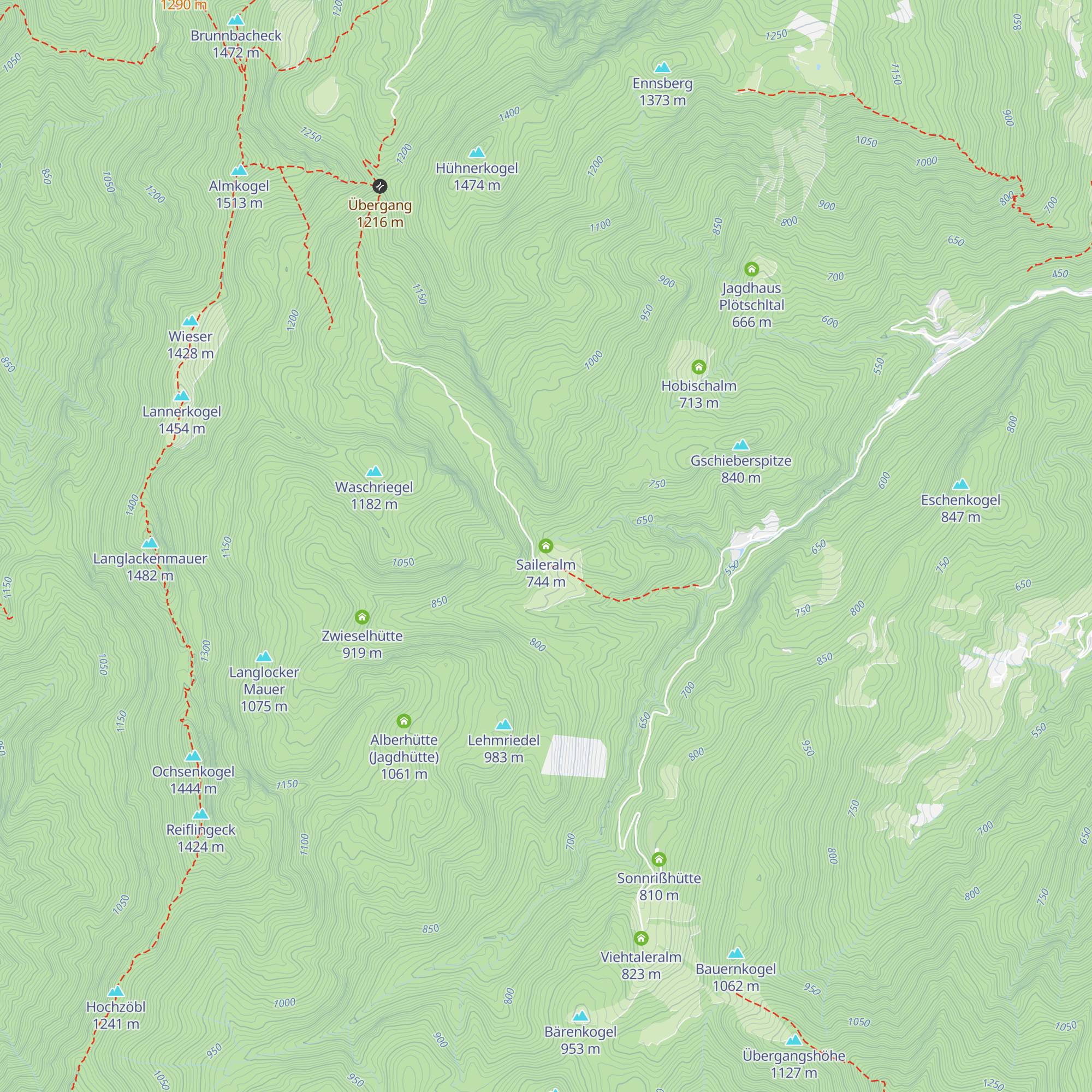 Saileralm map