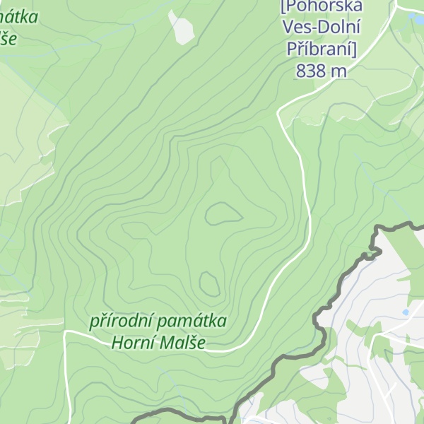 Map of Nad Malší