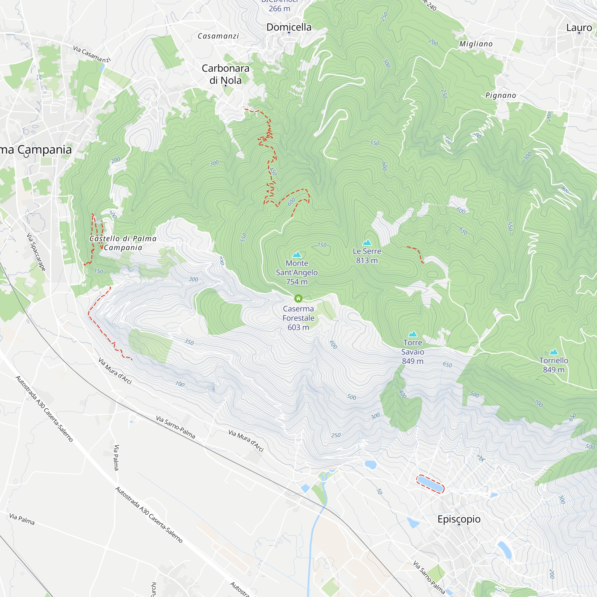 Caserma Forestale map